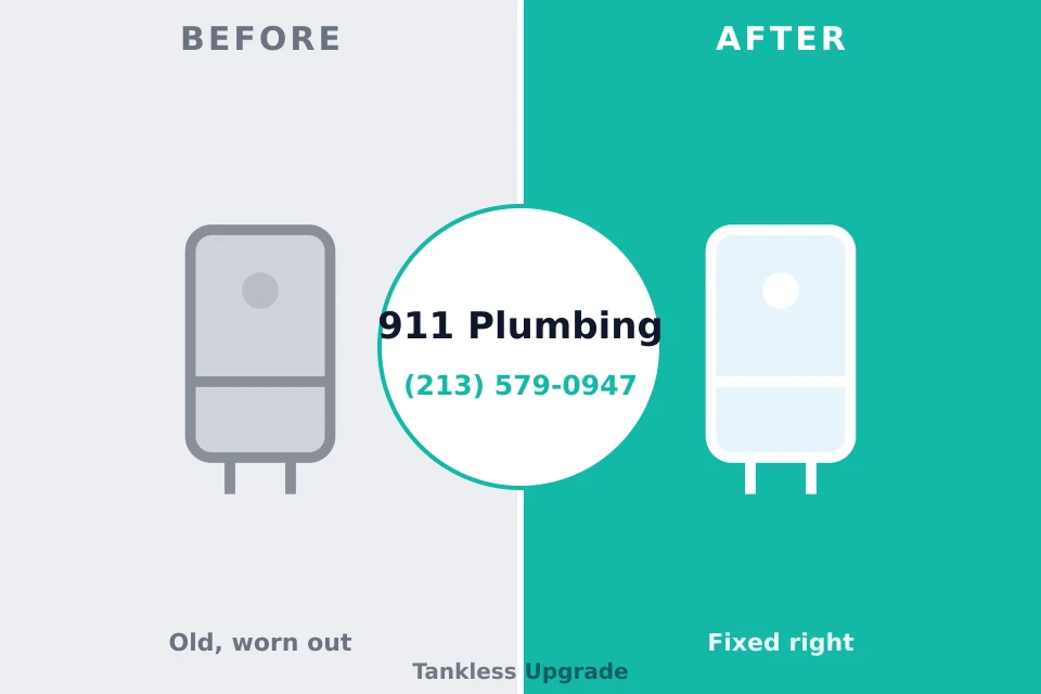 Before and after: plumbing company Crossett, AR